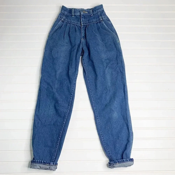 Vintage Lee High Rise Tapered Leg Jeans - Picture 1 of 8